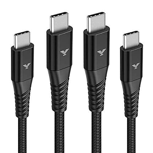 Pixel and Type-C Laptops MacBook Air/Pro USB C to USB C Fast Charging Cable Aioneus 60W 2-Pack 6ft USB Type C Charger Cord Compatible with Samsung Galaxy S21/S21+/S20+ Ultra Note 20/10 